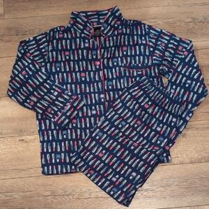 Joe Boxer Lipstick Print Pajama Top